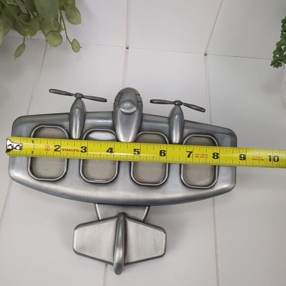 Airplane Picture Frame Metal by Malden Unique Pilot Gift Photo Aviation Decor - Picture 6 of 9